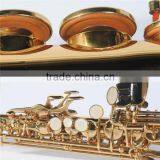YSS-301115 Cupid Deluxe Professional Gold Lacquer Soprano Saxophone thumbnail-5