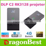 Best quality and good price Digital Projector Bluetooth 4.0 Android 4.4 C2 Projector media