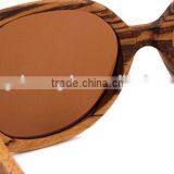Hot Selling Retro Full Frame Polarized Wooden Sunglasses for Men and Women thumbnail-3