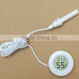 2016 New Arrival Digital Sensor Probe Thermometer Hygrometer Mini LCD Temperature Humidity With Line for Freezer Refrigerator