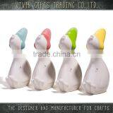 Porcelain Bird With Long Mouth for Garden Decoration Mushroom thumbnail-2