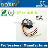 Waterproof DC/DC 12V to 13.8V 5A Step-UP Power Converter Regulator