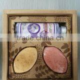 Natural Leaf Handmade Essencial Oil Soap Set, Bath Salt Spa Gift Set thumbnail-1