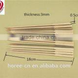 Chinese High Quality Bamboo Paddle Skewer With Green Husk thumbnail-1