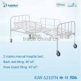 Steel Folding Double Shake Surgical Hospital Bed Equipments Factory thumbnail-5