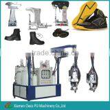 Rotary Two Head PU Injection Safety Shoes Making Machine