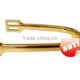 Zinc Diecasting Horse Spur With Copper Plated for Horse Riding/horse Racing (Type-E); England Style