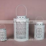 small size tin lantern without candle tin lantern