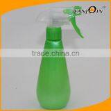 250ml 8oz Green Teardrop Shaped Plastic Hair Spray Trigger Mist Bottle Wholesale thumbnail-1
