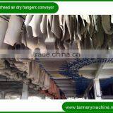 Air Dry Machine Leather Air Dry Hooking Hangers Tunnel Conveyor for Goat or Cow