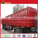 3 Axle 40ft Bulk Cargo Transport Side Door Fence Semi Trailer New or Used Farm Box Truck thumbnail-1