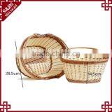 Food Grade PE Wicker Hand Basket Outdoor Picnic Basket Fruit Basket Wholesale thumbnail-6