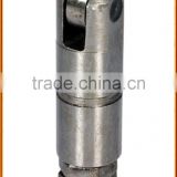 Fuel pump tappet with roller and pin
