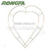 Decorating Flowers Double Ring Heart Shape Metal Wire Frames thumbnail-4