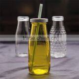 Scale Clear Glass Milk Bottle Spray Color Translucent Glass Milk Bottle thumbnail-3