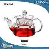 Heat Resistant Glass Teapot Glass Tea Pot thumbnail-1