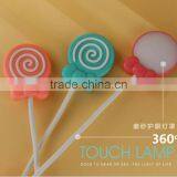 New Arrival Cute Lollipop Candy Design LED Table Lamp, Creative Flexible Smart Touch Sensor Rechargeable Decorative Night Light thumbnail-4