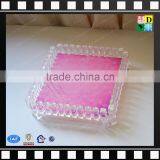 Custom Square Acrylic Strawberry Tray PMMA Plastic Crystal Tray High Quality Acrylic Serving Tray From China Manufacturer thumbnail-2