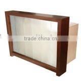 Nail Salon Reception Desk Solid Wood Office Table Design Receptionist Table F-2709-2 thumbnail-1