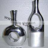 Aluminium Flower Vase In Cast Metal | Designer Vase Metal thumbnail-3
