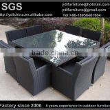 Factory Sale Custom Make All Weather Outdoor PE Rattan Wicker Dining Set thumbnail-1