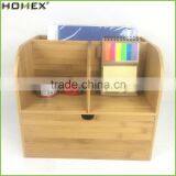 Bamboo File Holder Organizer and Desktop Organizer With Drawer in Office/Homex_FSC/BSCI Factory thumbnail-1