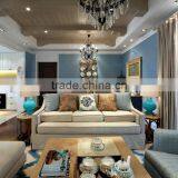 High End Hotel Rectangle Wall Mirror, Iron Decorative Mirror thumbnail-3