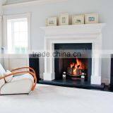 New Product Contemporary Indoor Home Decorationstone White Marble Fireplace thumbnail-2