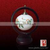 Chinese Style White Glazed Flower Figure Classic Table Lamps Ceramic for Good Sale thumbnail-1