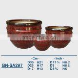 Vietnamese Ceramic Glazed Indoor Pot/ Indoor Planter BN-SA297 thumbnail-1