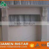 For Sale Natural White Marble Fireplace Surround Mantel RST-FP-K041 thumbnail-1