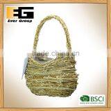 Exquisite Natural Rattan Basket With Handle for Garden Planter thumbnail-3
