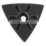 Multi-Tool Triangle Sanding Pad Angle Grinder Sanding Pads Sanding Pad for Concrete Hook and Loop Sanding Pad thumbnail-1