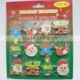 12CT Christmas Erasers thumbnail-1