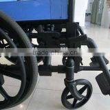 Rehabilitation Therapy Supplies Topmedi TAW950BEF1 Plastic Manual Handicapped Wheelchair Made in China thumbnail-3
