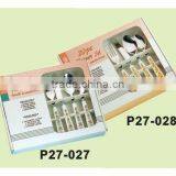 20pcs Stainless Steel Plastic Flatware Set thumbnail-1