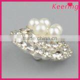 Wholesales Custom Pearl Rhinestone Buttons for Garments WBK-1460 thumbnail-3