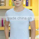 Customized Manufactorying Plain Short-sleeve T Shirt for Man thumbnail-5