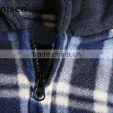 Promotional Stock Lot Apparel Men Fleece Plaids Jacket thumbnail-4