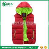 Morden Fashion Korean Style Zip Up Youth Mens Winter Duck Down Vest for Sale thumbnail-2