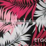 Beautiful Printed Nylon/spandex Fabric With Leaves