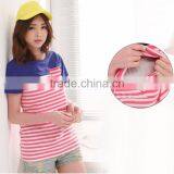 Athleisure Maternity Clothing Mode Style Breastfeeding Clothes Loose and Comfortable Nursing T-shirts thumbnail-1