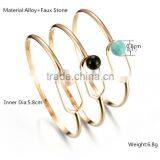 Zm35323a Korean Bangle Design Fashion Girls Gold Plated Bracelet Jewelry thumbnail-2