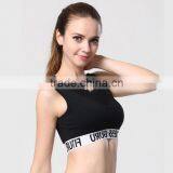2017 New OEM Customized Your Own Brand Logo Elastic Band Lace Bralettes 95%Cotton 5%Spandex Sexy Sport Bikini Bra Crop Top thumbnail-4