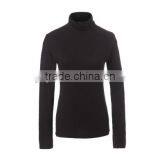 New Style Fashion Long Sleeve Turtleneck Ladies T-shirt Wholesale thumbnail-1