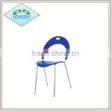 2015 Leisure Style Metal Frame Stacking Plastic Chair With Many Colours,colouful Plastic Chair thumbnail-2