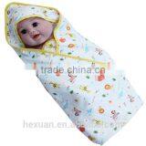 OEM Factory or 10 Stocked Designs Baby Muslin Towel /Baby Swaddle Blanket thumbnail-2