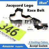Race Belt Triathlon - 2017 Custom Race Number Bibs Holder Belt - Kids Race Number Holder - 6 Existing Colors thumbnail-1