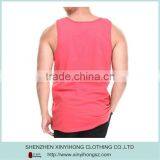 Muscle t Shirts,organic Cotton Sports Singlet,pink Color Tank Tops thumbnail-2
