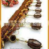 Factory Store High Quality Classic Braid Beaded With Fringe thumbnail-3